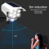 Fake Surveillance Security Solar Light LED High Brightness Simulation Dummy Camera Monitoring Street Lamp IP64 ABS Material Solar Powered Motion Activated for Outdoor Garden Gate view 4