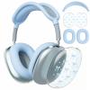 AdorableWhimsy Cute Blue Bow Design Case for Apple AirPods Max, Anti-Scratch Ear Pad Covers/Ear Cups Cover/Headband Cover, Headphone Protective Accessories for AirPods Max(2020 Lightning/2024 USB-C) view 1
