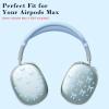 AdorableWhimsy Cute Blue Bow Design Case for Apple AirPods Max, Anti-Scratch Ear Pad Covers/Ear Cups Cover/Headband Cover, Headphone Protective Accessories for AirPods Max(2020 Lightning/2024 USB-C) view 2