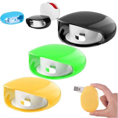 Automatic Cord Reel, Retractable Extension Travel Cord Organizer, No More Tangled Cords Headphone Holder For Usb Cables, Headset (Black+Green+Yellow)