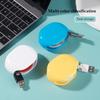 Automatic Cord Reel, Retractable Extension Travel Cord Organizer, No More Tangled Cords Headphone Holder For Usb Cables, Headset (Black+Green+Yellow) view 2