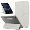 WsfKx for Samsung Galaxy Tab S10 FE 10.9" (SM-X520/X526B/X528U) 2025 Case Detachable Magnetic Cover Slim Protective Shockproof Case,Transparent Back Shell Slim Stand Cover(Grey) view 1