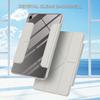 WsfKx for Samsung Galaxy Tab S10 FE 10.9" (SM-X520/X526B/X528U) 2025 Case Detachable Magnetic Cover Slim Protective Shockproof Case,Transparent Back Shell Slim Stand Cover(Grey) view 2