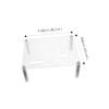 BESPORTBLE Open Air Computer Chassis Rack Transparent Frame for Mini and Micro Motherboards Compact Design Compatible with Open Cases DIY Workbench for Easy Assembly and Maintenance view 4