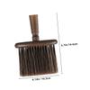 Alipis Multi-Functional Desktop Cleaning Brush with Wooden Handle Soft Bristle Desk Scraper for Window Gaps Keyboards and Car Dust Removal Tool view 2