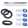 Qurbuns 2 PCS Car Door Speaker Mounting Spacers, 4 Inchs ABS Plastic Speaker Adapter Rings, Car Audio Shockproof Mounting Ring Spacer Adapter, Universal Audio Tool Accessories for Most Cars (4") view 4
