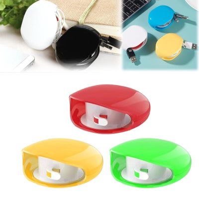 2026 Automatic Cord Reel, Portable Elliptic Reel for Phone Cords, Upgrade Retractable Extension Travel Cord Organizer, for USB, Headphone, Data Cables and More (Mix3-B)