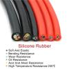 1~10m Soft Silicone Rubber Cable sq 0.3 0.5 0.75 1 1.5 2.5 4 6mm, 2 3 4 6 Cores Insulated Flexible Copper High Temperature Wire(Red 1.5mm,1 Meter_2 CORES) view 3