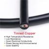 1~10m Soft Silicone Rubber Cable sq 0.3 0.5 0.75 1 1.5 2.5 4 6mm, 2 3 4 6 Cores Insulated Flexible Copper High Temperature Wire(Red 1.5mm,1 Meter_2 CORES) view 4
