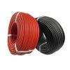 100M 6mm2 Photovoltaic Cable Solar Power Cable Wire/TUV Cable for PV Panels Connection Red Black XLPE Jacket(Black) view 2