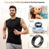 Free Shark Smart Ring with Sleep Monitoring, Step Counting, Heart Rate, Blood Oxygen for iOS and Android, No Subscription Fee, IP68 Waterproof Health Tracker (Black, 11) view 4