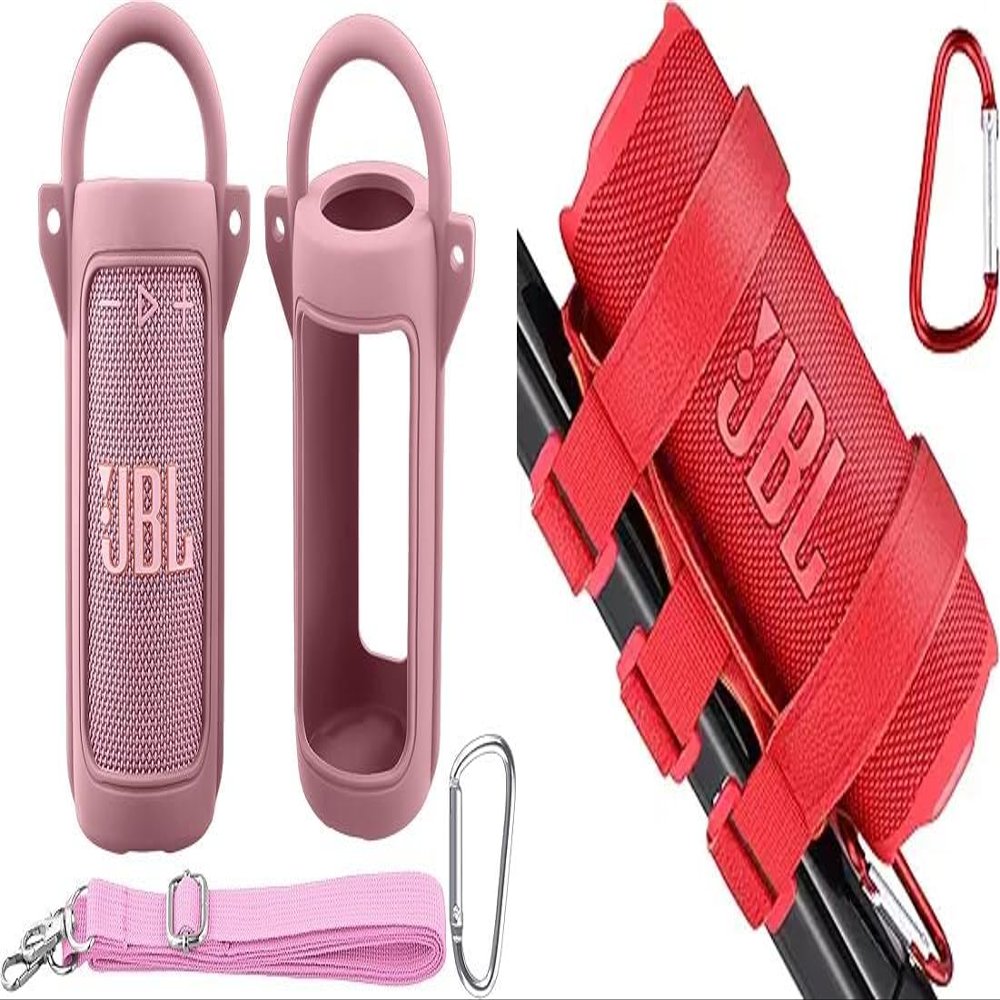 co2CREA Silicone Case + Mount for JBL Grip Compact Speaker