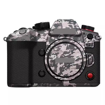GH6 Anti-Scratch Camera Cover Skin Sticker for Panasonic Lumix GH6 Protector Vinyl Film Skin Protective Decoration(Field Camouflage)