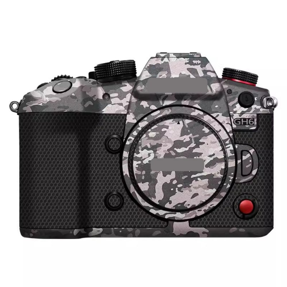 GH6 Anti-Scratch Camera Cover Skin Sticker for Panasonic Lumix GH6 Protector Vinyl Film Skin Protective Decoration(Field Camouflage)