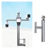 Outside Security Camera Bracket Wall-mount Pole, All-weather Surveillance Cameras Holder Pole Weatherproof & Rustproof, Tall CCTV Pole Mount Bracket(ligjt grey,3.9 ft(1 1/5 m)) view 1