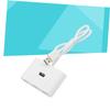 POPETPOP Port USB Hub with External Power Supply Port USB Adapter for PC Laptop High-Speed Data Transfer Compatible with Windows White view 4