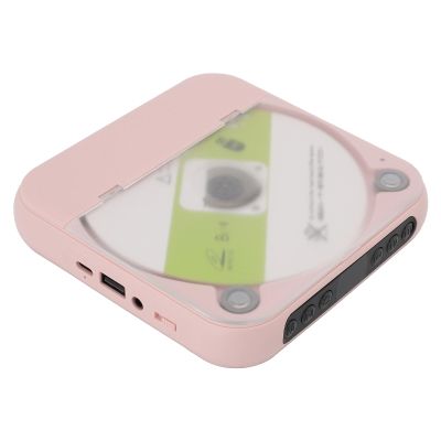 Zopsc Portable CD Player with Bluetooth 5.3, Rechargeable Music Player with USB AUX Input, Compact and Lightweight, 12H Playback, for Home Car Travel Use