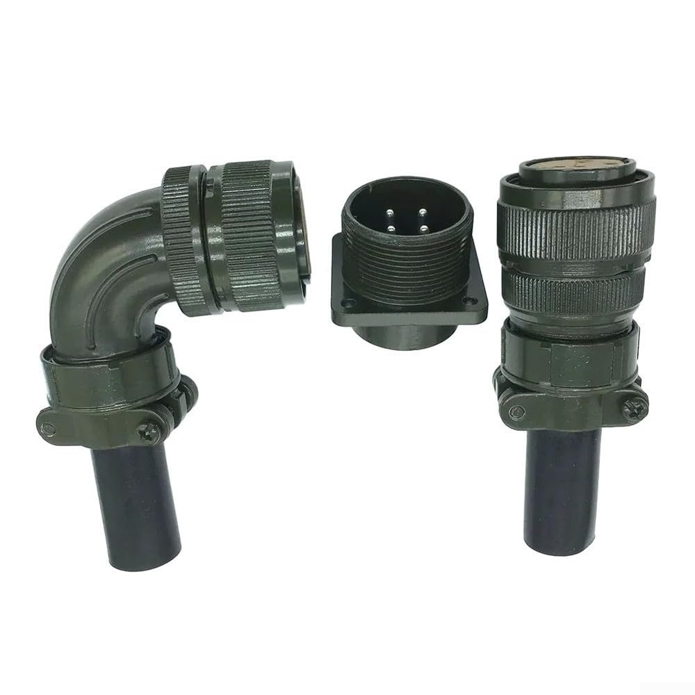 3108 1810S Aviation Connector 4 Pin Set at 90 Degrees for Motor Applications (90 degrees 4pin 1set)