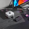 Beelink EX Mate Mini A Thunderbolt 5 Dock for Mac mini M4, Dual M.2 PCIe Slots Up to 16TB Storage, 80Gbps Data Transfer, 2.5G Ethernet, Silver view 4