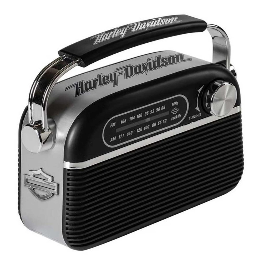Harley-Davidson Retro Portable AM/FM Radio w/Bluetooth Speaker Capabilities