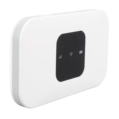 AUNMAS 4G LTE Portable WiFi Router Supports 10 Users 150Mbps Download Micro SIM Slot for 7 8 10, Ideal for Business Travelers, Lightweight White Design