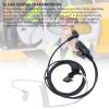 Zopsc 2 Way Radio Earpiece with Microphone, G Shape Ear Hanger, Noise Cancelling, PTT Key, Compatible with SL Series TLK100 Radios, for Security and Event Staff view 3