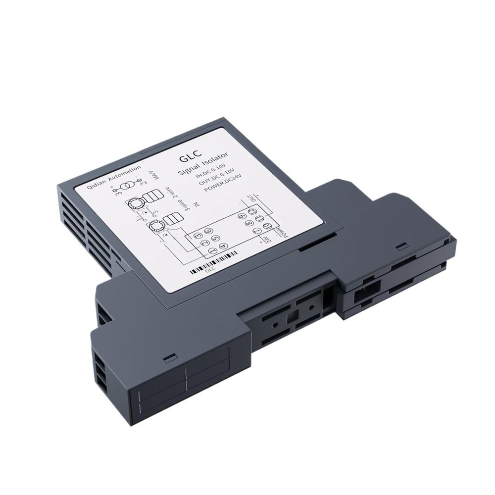 0-20mA 1-5V to 4-20mA 0-10V Convenient Output 1 in 2 Out Signal Transmitter(Output 0-20mA,Input 0-5V)