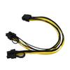 ACGTUY EPS CPU 8Pin to 8(6 2) Pin PCIE PCI Adapter Power Cable Graphics Card Motherboard PCI-E GPU Splitter Cable(for GPU) view 2
