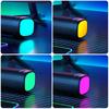 FHNFHN Sound Bar for Smart TV, 100W Sound Bar with 3 Dynamic RGB Lights,Bluetooth 5.3, ARC/Opt/AUX Connect, Dynamic Volume 3 Equalizer Modes,2 in 1 Detachable Soundbar for TV/PC/Gaming/Projectors view 2