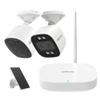 EROZ Aura WiFi 6 Smart Security System | 1 Vigil Duo AX + 1 Opal Solar Camera with Mini Hub | 2K UHD, AI Detection, Color Night Vision, 1TB Local Storage, No Monthly Fees view 1