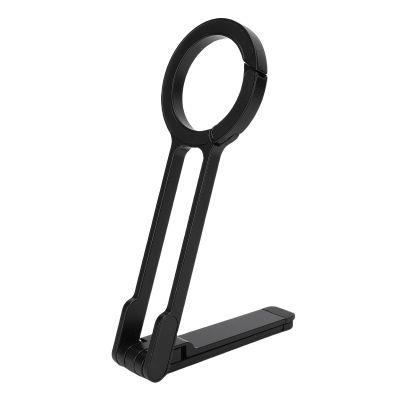 Zunate Magnetic Pocket Phone Tripod for 16 15 14 13 12 Series, Foldable Magnet Mount Cell Phone Stand, Adjustable Smartphone Tripod Cell Magnet Quick Mount for Travel Gym Vlogging (Black)