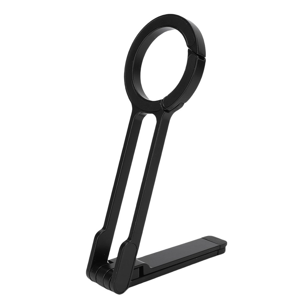Zunate Magnetic Pocket Phone Tripod for 16 15 14 13 12 Series, Foldable Magnet Mount Cell Phone Stand, Adjustable Smartphone Tripod Cell Magnet Quick Mount for Travel Gym Vlogging (Black)