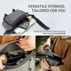 Fe Carrying Pouch for Khronos Ecosystem | Waterproof 5L Camera Accessory Bag | Multi-Mount Waist & Chest Design | Durable Travel Pouch for Filmmakers | Secure Storage with SBS Zippers  Gray view 3