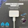AKAMATIS Human Presence Sensor v2.2 for Home Assistant, 2.4 GHz WiFi (Seeed C3 with External Antenna + LD2410B) view 2
