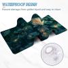 Mouse Pad Flower Gaming Mouse Pad Black Computer Desk Mat Keyboard Mat with Stitched Edges Waterproof Anti-Slip Rubber Base Smooth Surface PC for Home Office Accessories 40x16x0.12inch PjY6366 0-0 view 4