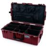 Pelican Air 1615 Case - Oxblood with TrekPak Kit & Mesh Lid Organizer with Black Handles & Latches view 1
