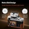 ZENIKO ZA12 Dual-DIAL Camera Flash Speedlite, CCT 6500K200K Small Camera Flash for Fujifilm X-T30 X-T5 Sony ZV-E10 Nikon Panasonic Olympus Ricoh GR3/4 SLR Cameras view 3