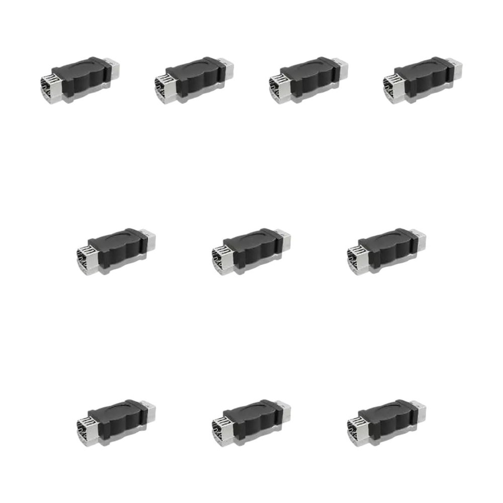 10 Pcs USpB to Firewires IEEE1394 6Pin Female Adaptier Converters for Plugs and Play C0innectivity Supports Both USpB1.1 and USpB2.0