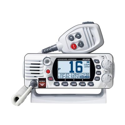 Standard Horizon GX1410W Eclipse Series 25W Fixed Mount VHF, White
