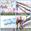 AIBIIN Easter Christian Banner No Bunny Loves You Like Jesus Easter Backdrop Spring Bunny Christian Religious Cross Party Decorations Banner for Home, Office, Garden 94.48 x 70.8 Inch view 3