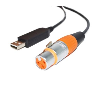Treayes F&T>D*I USB RS485 to XLR 3P Female Socket DMX512 Cable Fixture QLC Q Light Controller+ Freestyler Stage KABLE(5M,Color A)