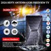 2026 Upgraded Indoor TV Antenna, 3600+ Miles Range HD Digital Antenna for Smart TV, Strongest with Amplified Signal Booster Supports 4K 8K 1080p All TVs- 38FT Coaxial Cable for Local Channels view 3