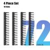 STORICANS Video Game Wall Mount Organizer, 4 Piece Set, 72 Disc Capacity, Multi-Size Slots for PS5/PS4/Xbox/Switch Games, Black (4) view 2