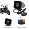 DriSentri Car Alarm Siren, 12V 30W Motorcycle Horn Alarm Warning Siren Horn 115db 3 Sound Loud Speaker for Car/Motorcycle view 2