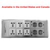 3000W 15A 100-240V AC8.8 Advanced Audio Power Purifier Filter AC Power Socket Video Noise Eliminator Line Conditioner System Protection Silver view 3