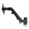 Zunate Computer Screen Wall Mount Bracket 17-35 Inch Adjustable VESA Holder Gaming Work Studio Setup Cable Management Holes Aluminum Alloy Steel Plate view 3