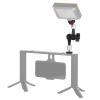 RSHuiOUXX 6Inch Adjustable Bracket Arm Monitor Mount with Clamp Ball Head Adapter for DSLR Cameras LED Lights Filmmaking Accessories view 3