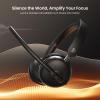 Dytole Wireless Headset with Mic for Work, Bluetooth 5.3 Headset with Noise Cancelling, Wireless Headphones with Mic & USB Dongle, 65H & Mute, Ideal for PC/Call Center/Computer/Laptop/Study view 3