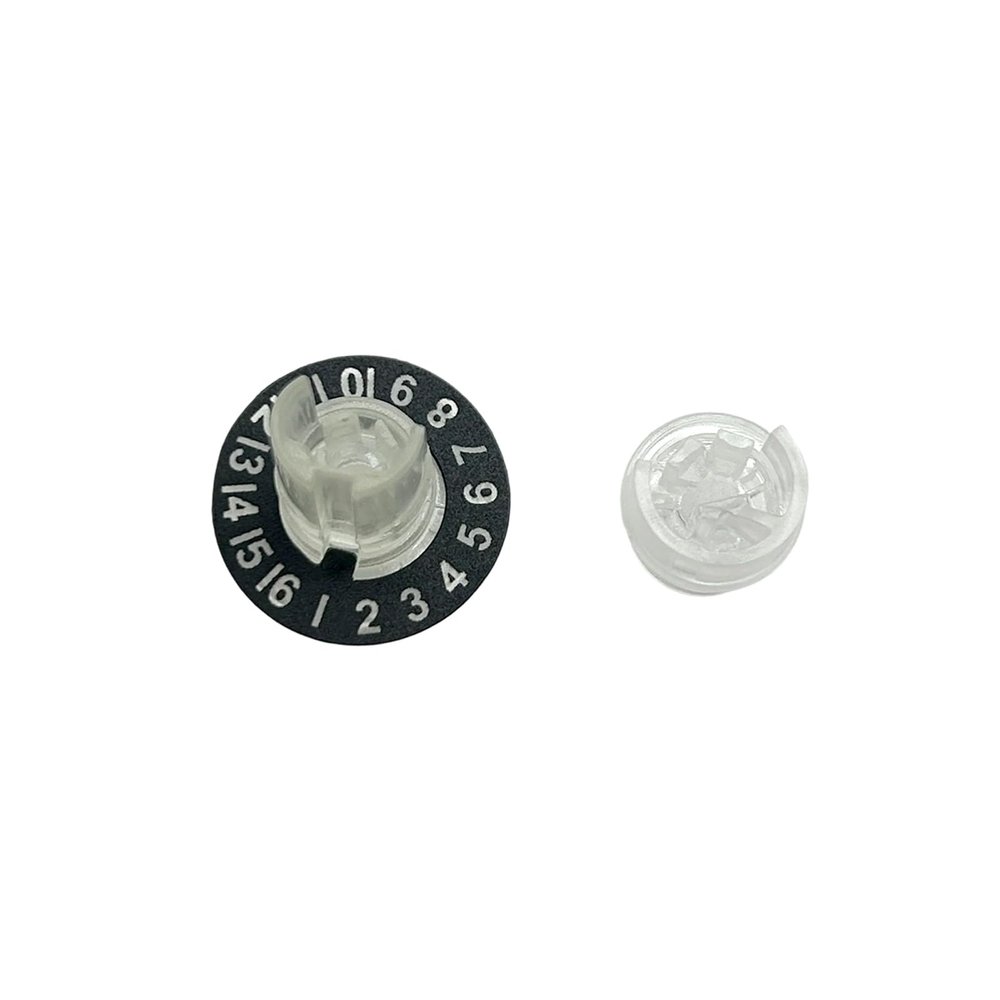 XTS5000 XTS3000 Volume and Frequency Channel Selector Knob Insert for Portable Radio, Replacement Control Knob Set Pair for Two-Way Radio Repair