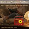 Wenpzeray D329 Portable AM FM Radio, Retro Transistor Radio Speaker with Bluetooth, USB/TF Card Playback for Home/Outdoor/Kitchen (Red) view 3